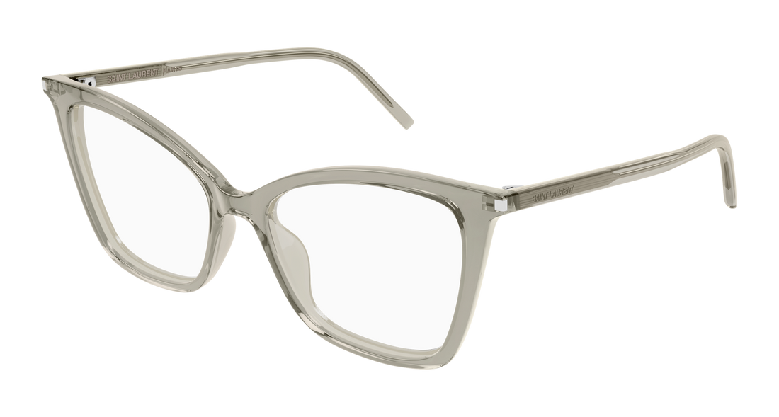 Brillen saint laurent sl 386 021 marron cat eye femenino größe 55mm - Hauptansicht