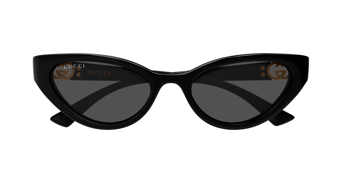 Lunettes de soleil gucci gg2194s 001 negro cat eye femenino taille 52mm - Vue détaillée