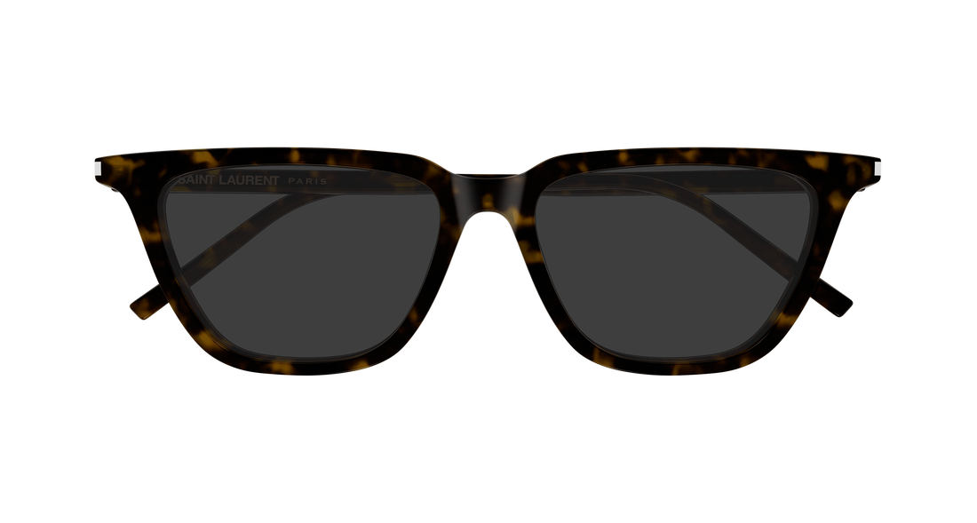 Óculos de sol saint laurent sl 889 sulpice thin 002 havana cat eye femenino tamanho 53mm - Vista de detalhe