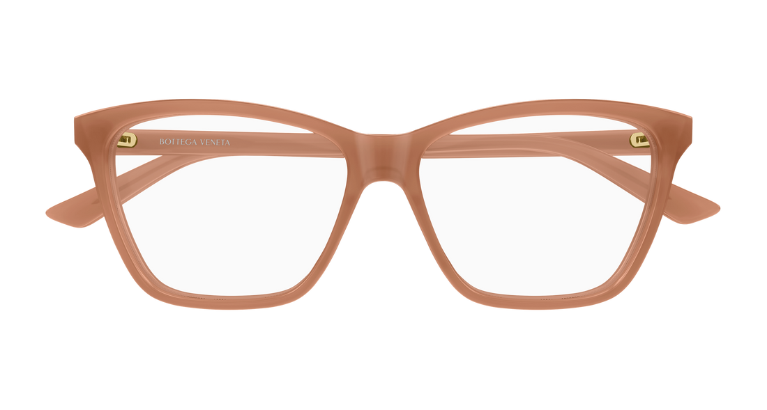 Brillen bottega veneta bv1421o 006 marron butterfly femenino größe 55mm - Detailansicht