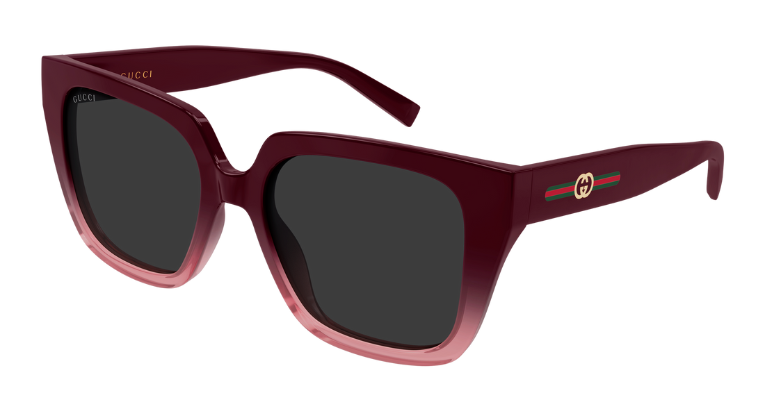 Óculos de sol gucci gg2102s 003 burdeos butterfly femenino tamanho 54mm - Vista principal