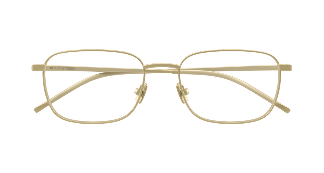 Occhiali da vista bottega veneta bv1472o 006 bronce rectangular / squared masculino taglia 56mm - Vista dettagliata