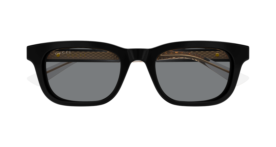 Lunettes de soleil gucci gg2248s 003 negro rectangular / squared masculino taille 51mm - Vue détaillée