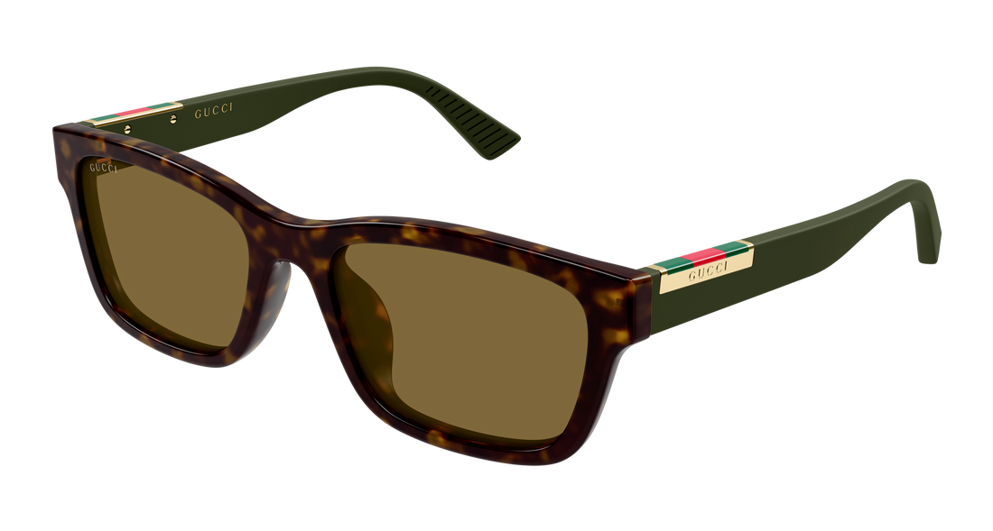 Óculos de sol gucci gg2092sa 002 havana rectangular / squared masculino tamanho 55mm - Vista principal