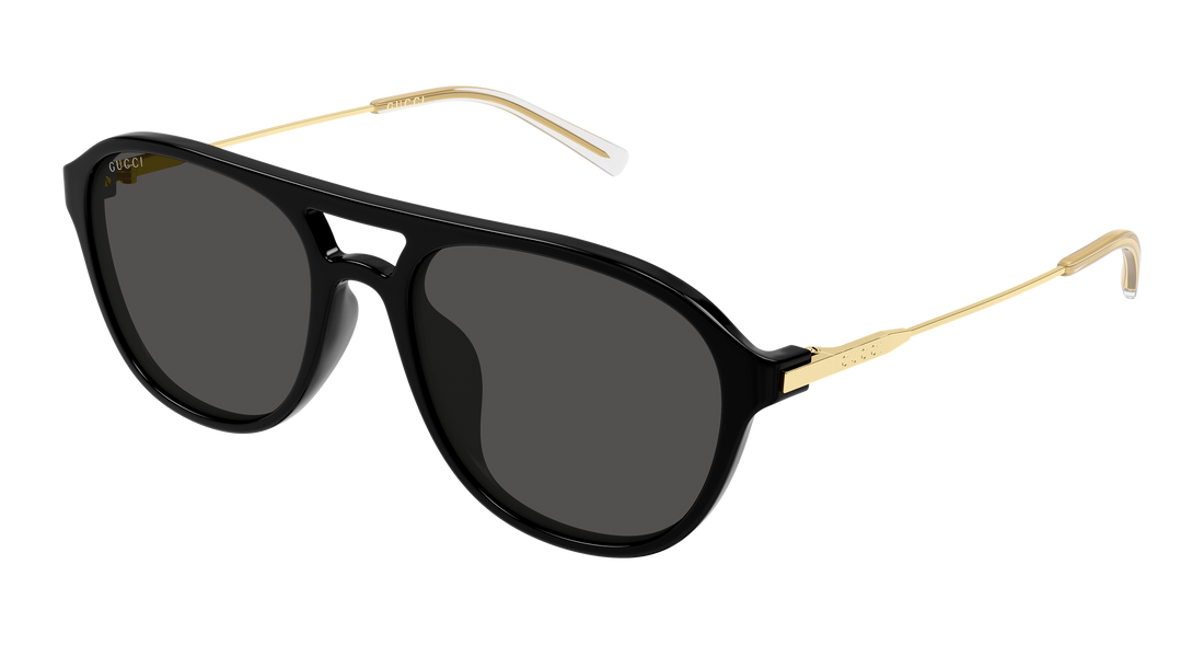 Lunettes de soleil gucci gg2254sk 001 negro pilot/navigator masculino taille 57mm - Vue principale