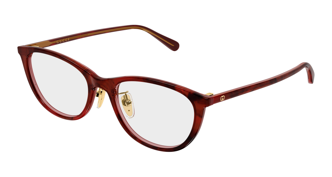 Lunettes de vue gucci gg2261oj 003 havana cat eye femenino taille 53mm - Vue principale