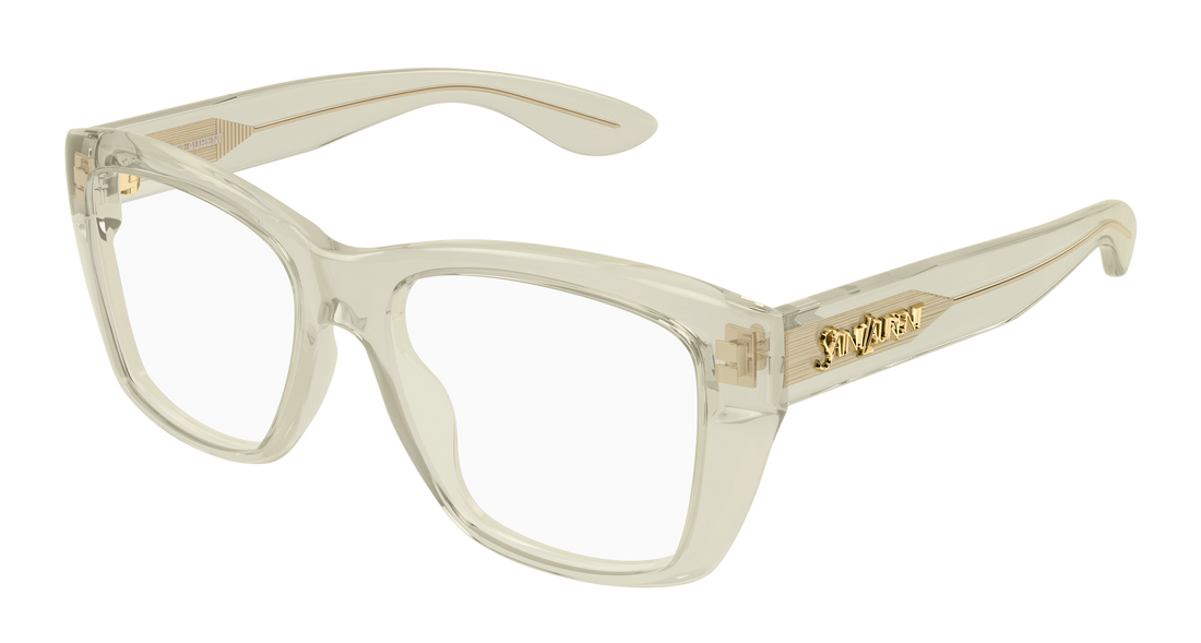 Brillen saint laurent sl 925 004 verde cat eye femenino größe 54mm - Hauptansicht