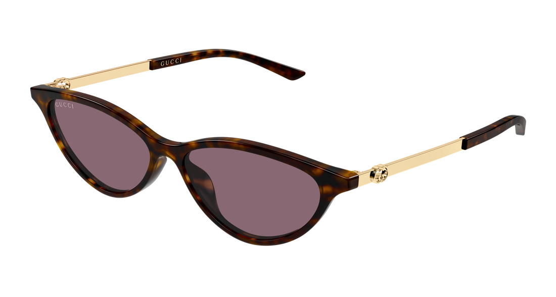 Lunettes de soleil gucci gg2211s 003 havana cat eye femenino taille 54mm - Vue principale