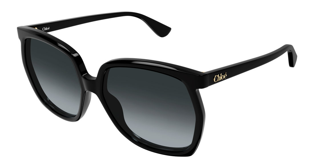Sonnenbrillen chloé ch0389s 001 negro rectangular / squared femenino größe 61mm - Hauptansicht