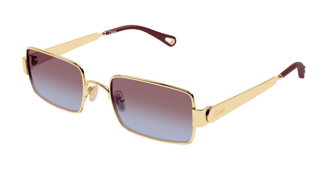 Sonnenbrillen chloé ch0354s 004 dorado rectangular / squared femenino größe 53mm - Hauptansicht