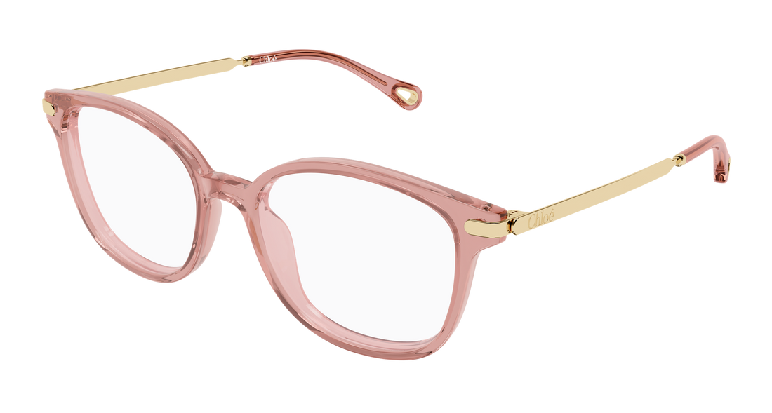 Brillen chloé ch0359o 003 rosa rectangular / squared femenino größe 53mm - Hauptansicht