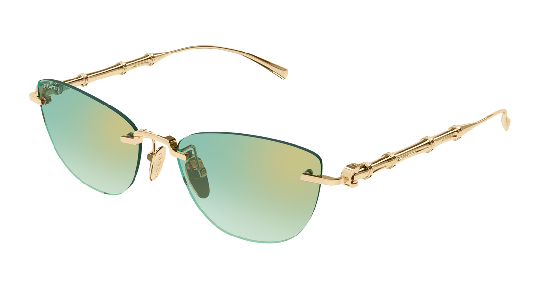 Óculos de sol gucci gg2063s 003 dorado cat eye femenino tamanho 55mm - Vista principal