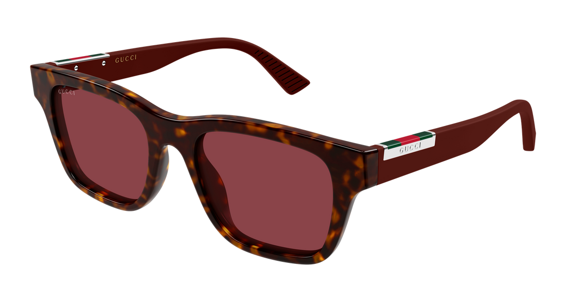 Occhiali da sole gucci gg2089s 003 havana rectangular / squared masculino taglia 52mm - Vista principale