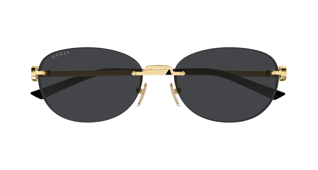 Lunettes de soleil gucci gg2230sa 001 dorado round/oval/panthos femenino taille 59mm - Vue détaillée