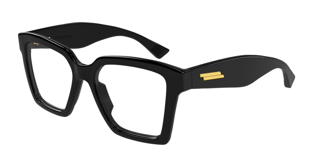 Occhiali da vista bottega veneta bv1458o 001 negro rectangular / squared femenino taglia 52mm - Vista principale