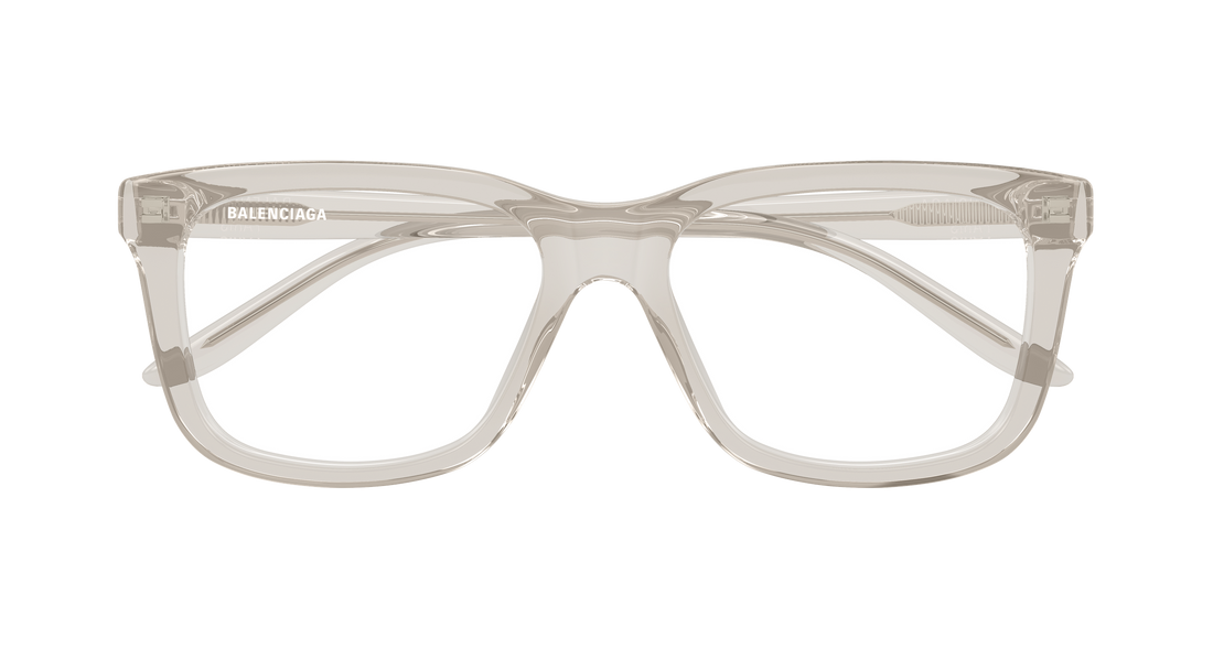 Brillen balenciaga bb0530o 003 beige rectangular / squared masculino größe 55mm - Detailansicht