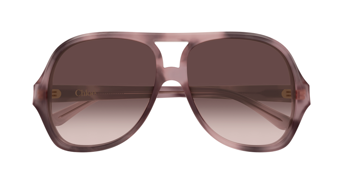 Lunettes de soleil chloé ch0289s 005 havana pilot/navigator femenino taille 58mm - Vue détaillée