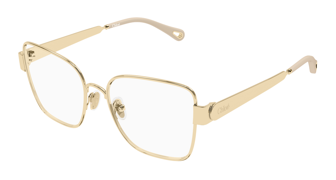 Brillen chloé ch0356o 001 dorado butterfly femenino größe 52mm - Hauptansicht