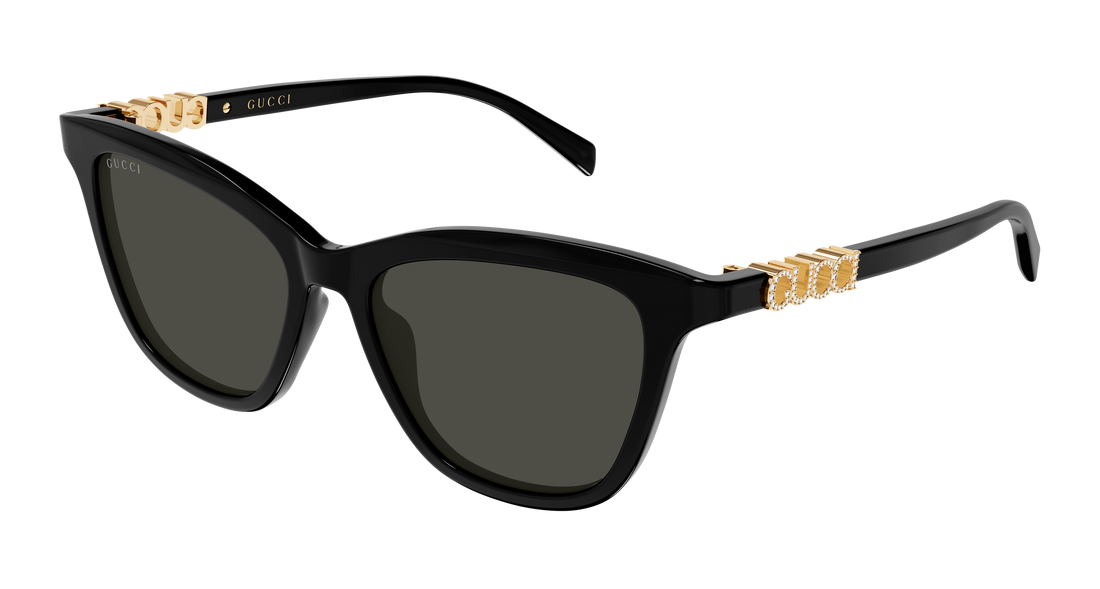 Óculos de sol gucci gg2032s 006 negro cat eye femenino tamanho 52mm - Vista principal