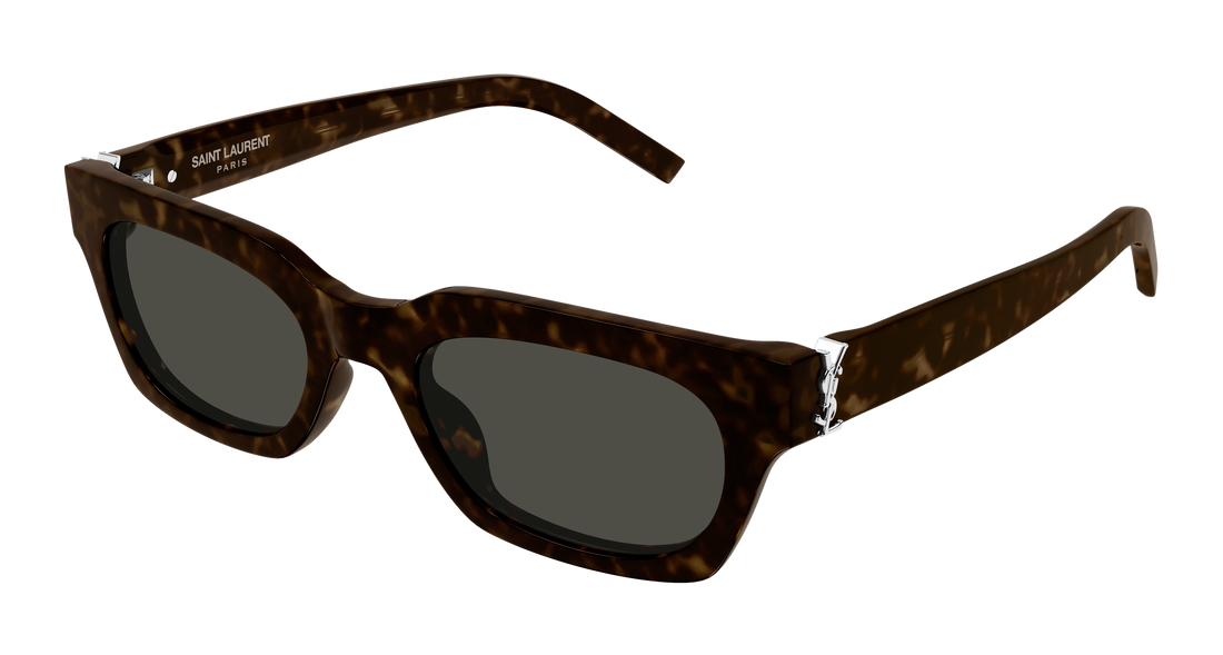 Lunettes de soleil saint laurent sl m175 002 havana rectangular / squared femenino taille 52mm - Vue principale