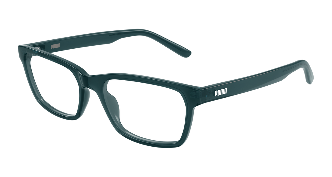 Óculos graduados puma pu0528o 004 azul rectangular / squared masculino tamanho 56mm - Vista principal