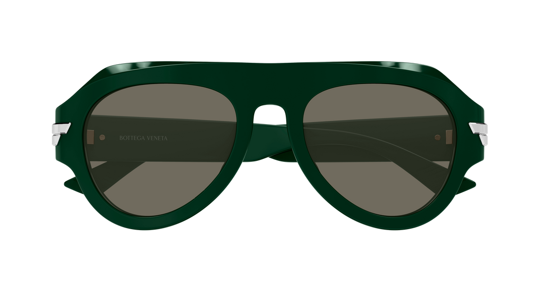 Sonnenbrillen bottega veneta bv1488s 005 verde pilot/navigator unisex größe 53mm - Detailansicht
