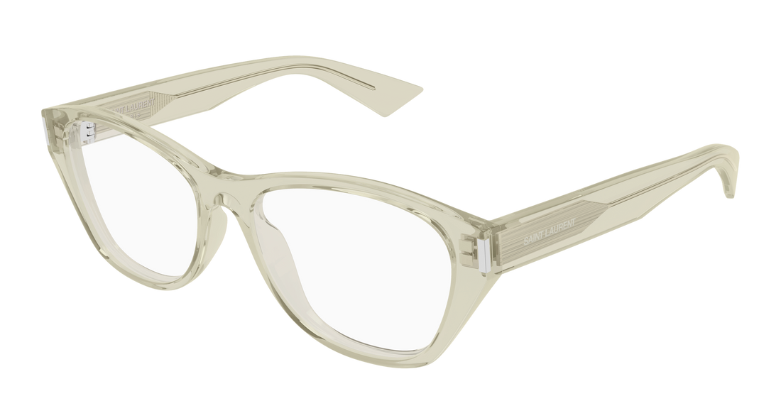 Brillen saint laurent sl 929 004 verde cat eye femenino größe 55mm - Hauptansicht