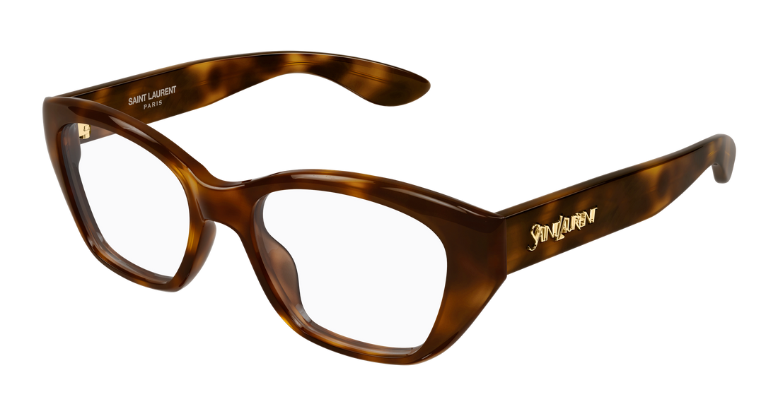 Brillen saint laurent sl 924 002 havana cat eye femenino größe 52mm - Hauptansicht