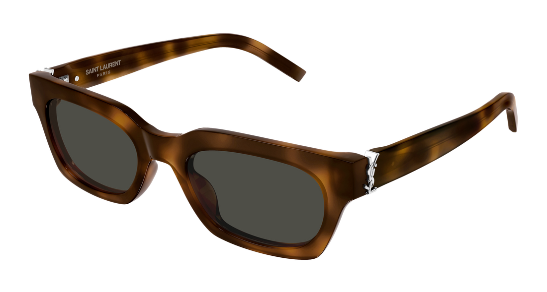 Lunettes de soleil saint laurent sl m175 003 havana rectangular / squared femenino taille 52mm - Vue principale