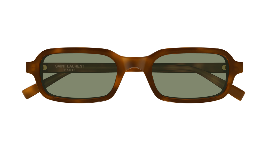 Óculos de sol saint laurent sl 908 003 havana rectangular / squared femenino tamanho 51mm - Vista de detalhe