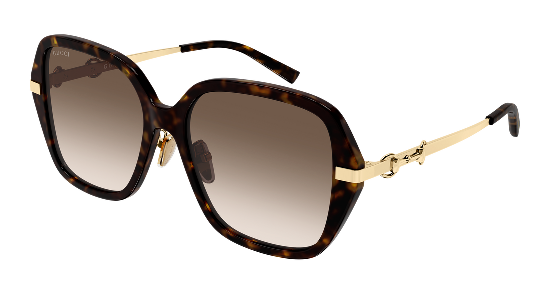 Sunglasses gucci gg2055sa 002 havana rectangular / squared femenino size 57mm - Main view