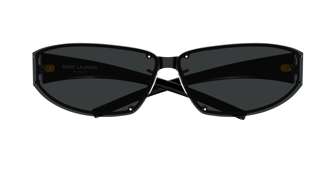 Lunettes de soleil saint laurent sl 963 001 negro rectangular / squared masculino taille 82mm - Vue détaillée