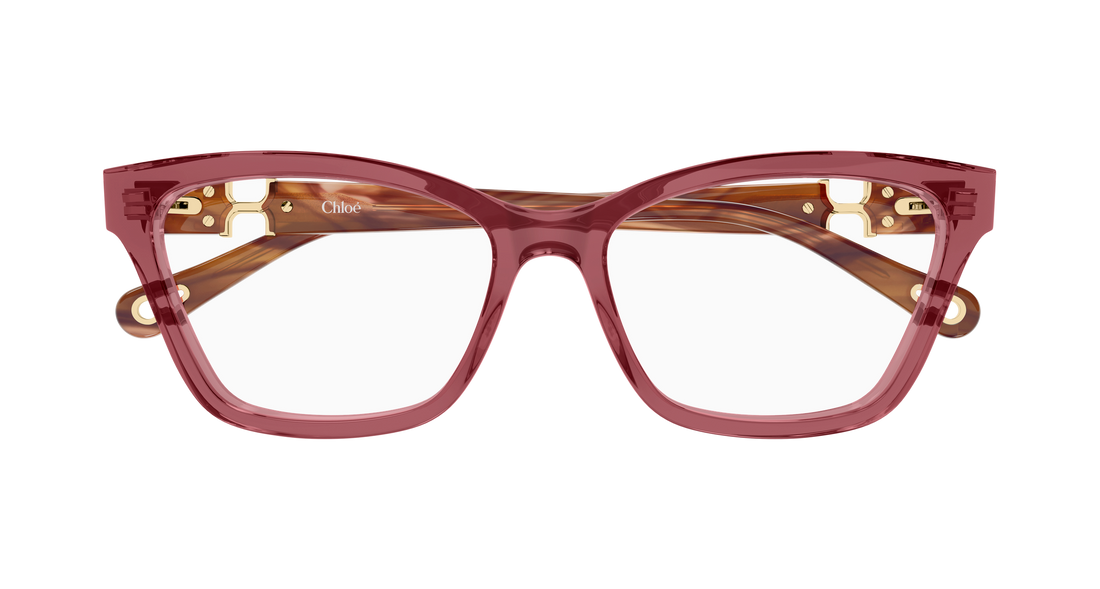 Lunettes de vue chloé ch0412o 003 rojo cat eye femenino taille 54mm - Vue détaillée
