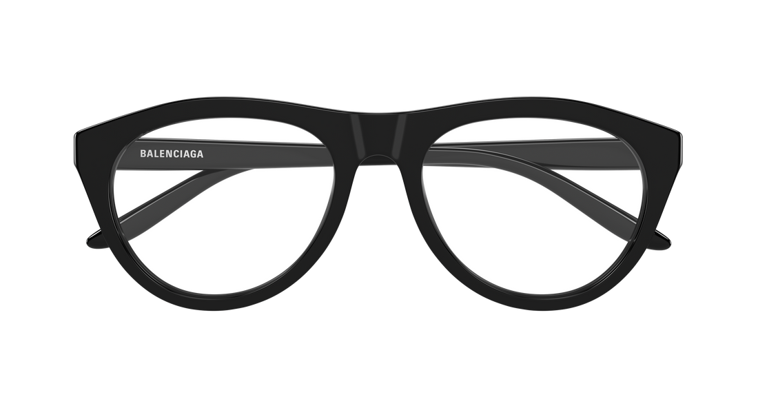 Brillen balenciaga bb0533o 001 negro pilot/navigator unisex größe 55mm - Detailansicht
