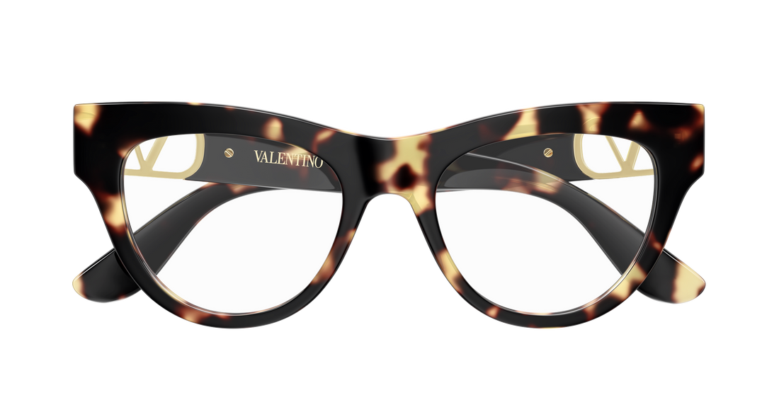 Brillen valentino vg0054o 007 havana cat eye femenino größe 51mm - Detailansicht