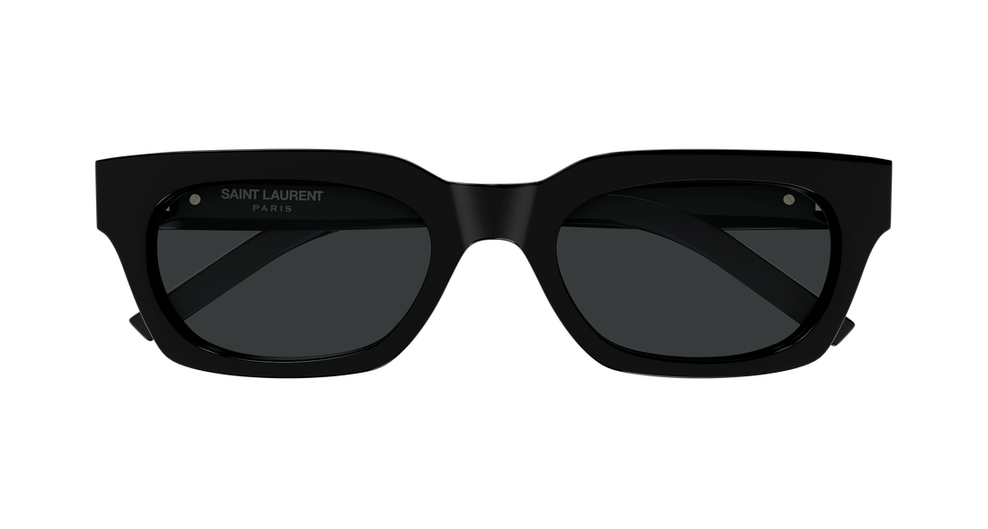 Lunettes de soleil saint laurent sl m175/f 001 negro rectangular / squared femenino taille 53mm - Vue détaillée