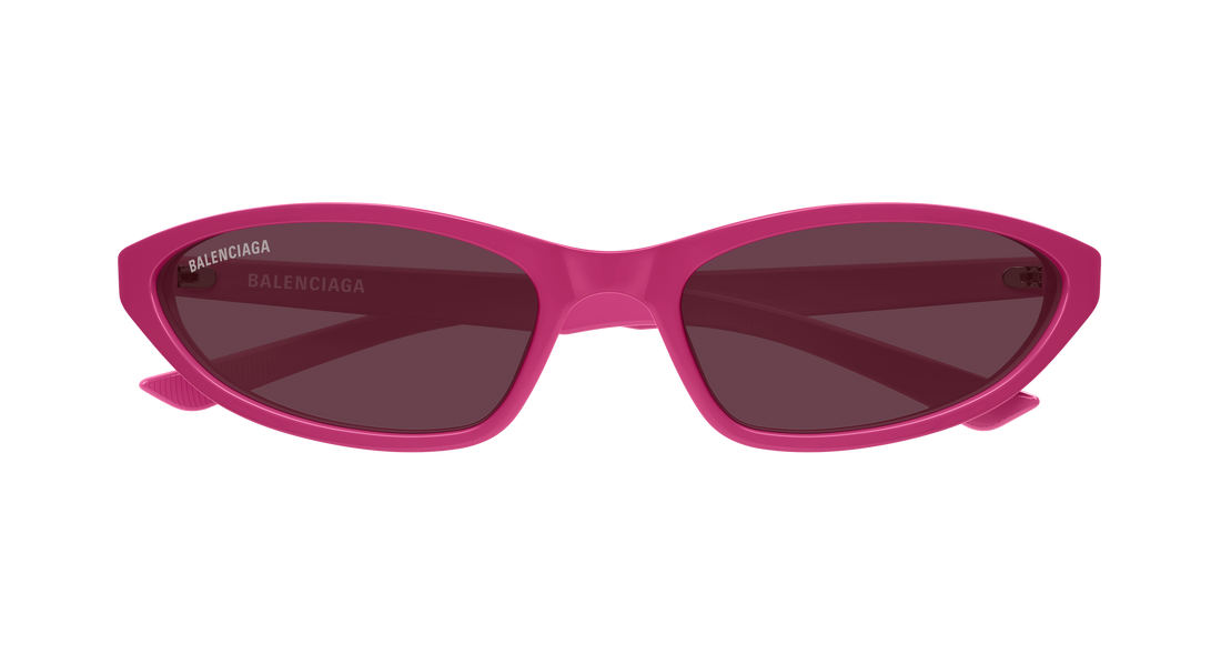 Occhiali da sole balenciaga bb0402s 007 rosa round/oval/panthos femenino taglia 59mm - Vista dettagliata