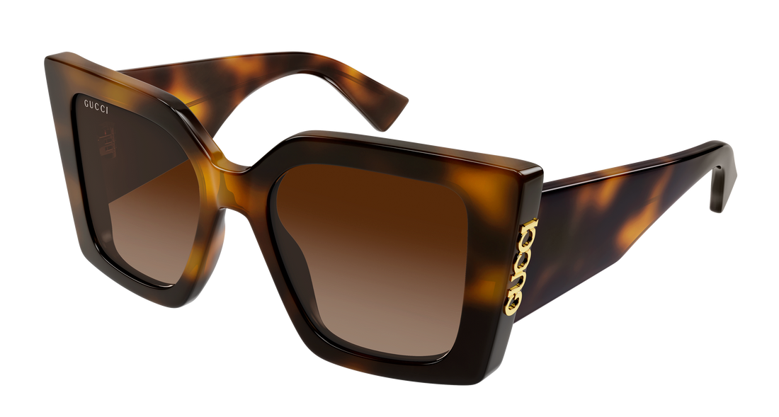 Sunčane naočale gucci gg2039s 002 havana butterfly femenino veličina 51mm - Glavni prikaz