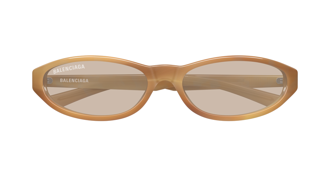 Sonnenbrillen balenciaga bb0007s 017 havana round/oval/panthos unisex größe 59mm - Detailansicht