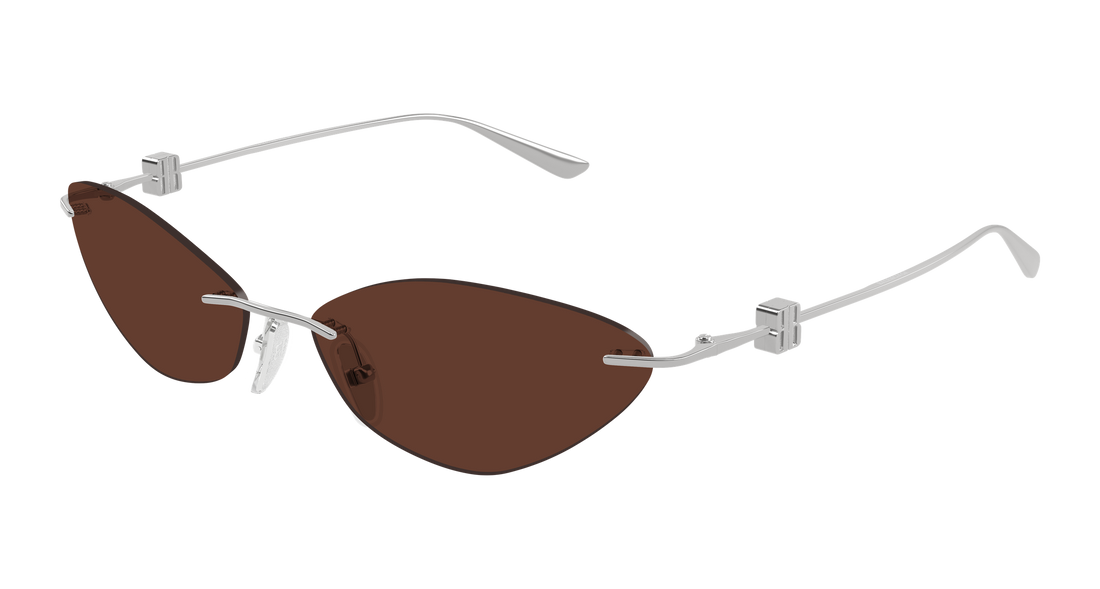 Sonnenbrillen balenciaga bb0536s 002 plateado geometrical/directional femenino größe 63mm - Hauptansicht