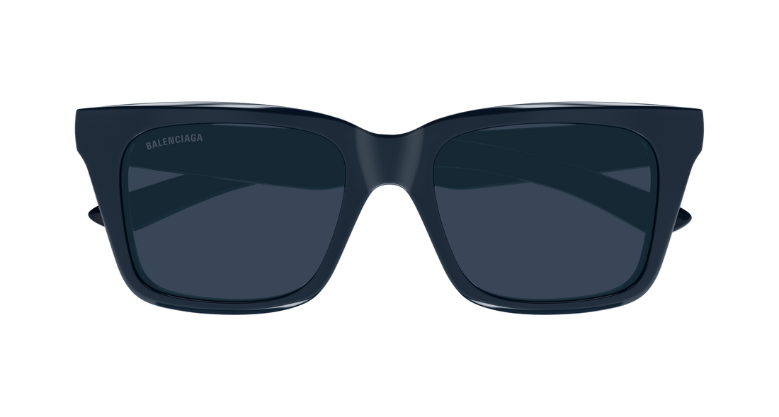 Óculos de sol balenciaga bb0467s 004 azul rectangular / squared masculino tamanho 54mm - Vista de detalhe