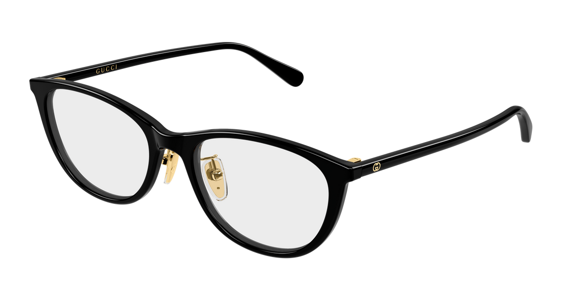 Lunettes de vue gucci gg2261oj 001 negro cat eye femenino taille 53mm - Vue principale