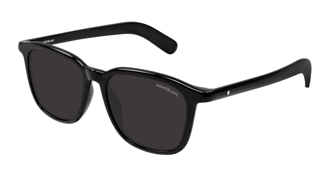 Lunettes de soleil montblanc mb0497s 001 negro rectangular / squared masculino taille 52mm - Vue principale