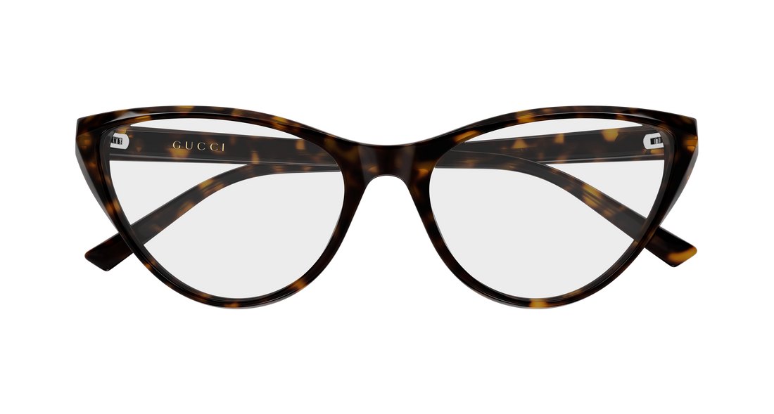 Brillen gucci gg2205o 002 havana cat eye femenino größe 55mm - Detailansicht