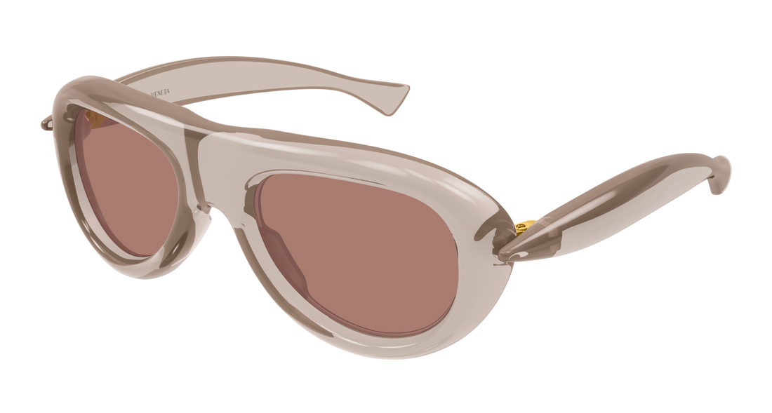 Sonnenbrillen bottega veneta bv1483s 004 marron round/oval/panthos unisex größe 54mm - Hauptansicht