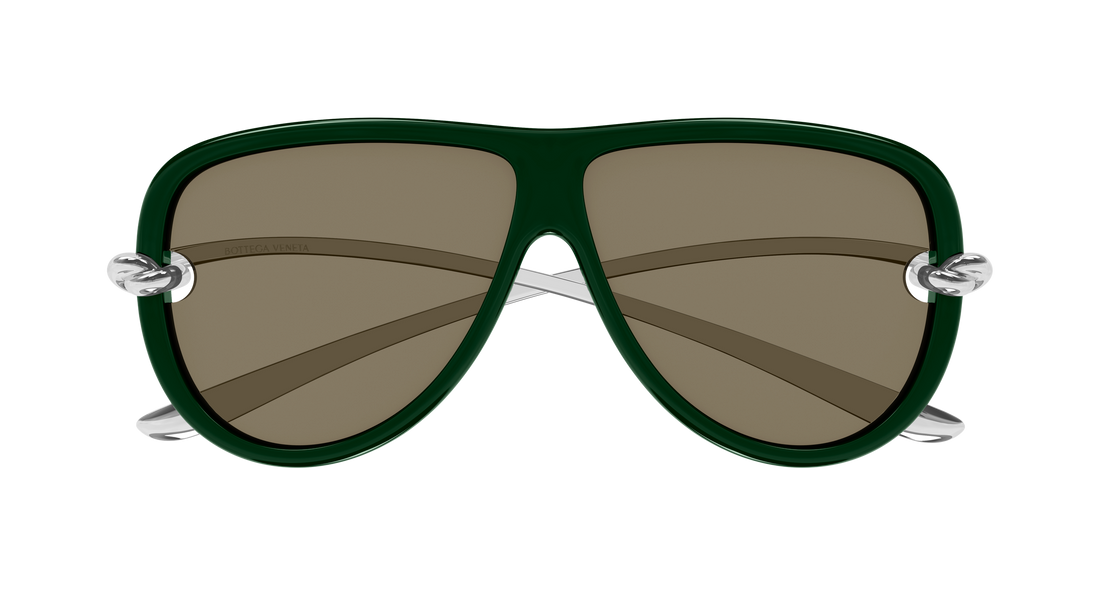 Sonnenbrillen bottega veneta bv1513s 004 verde pilot/navigator unisex größe 61mm - Detailansicht