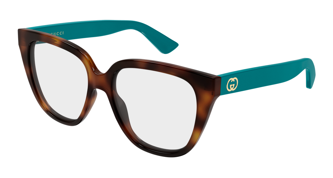 Lunettes de vue gucci gg2191o 003 havana geometrical/directional femenino taille 53mm - Vue principale