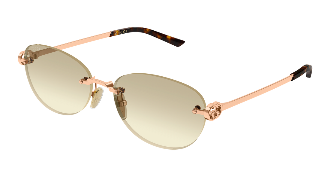 Lunettes de soleil gucci gg2230sa 004 dorado round/oval/panthos femenino taille 59mm - Vue principale
