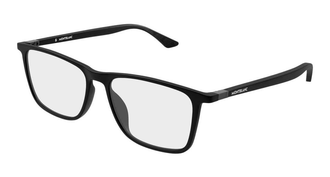 Lunettes de vue montblanc mb0509o 005 negro rectangular / squared masculino taille 57mm - Vue principale