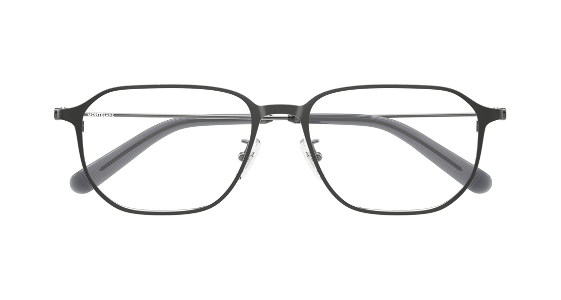 Occhiali da vista montblanc mb0465oa 002 plateado geometrical/directional masculino taglia 55mm - Vista dettagliata